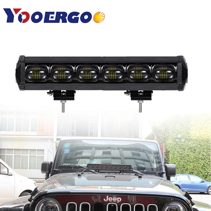 

14INCH 60W 6D LED Light Bar Lamp Offroad Waterproof 6000K Universal Work Bulbs