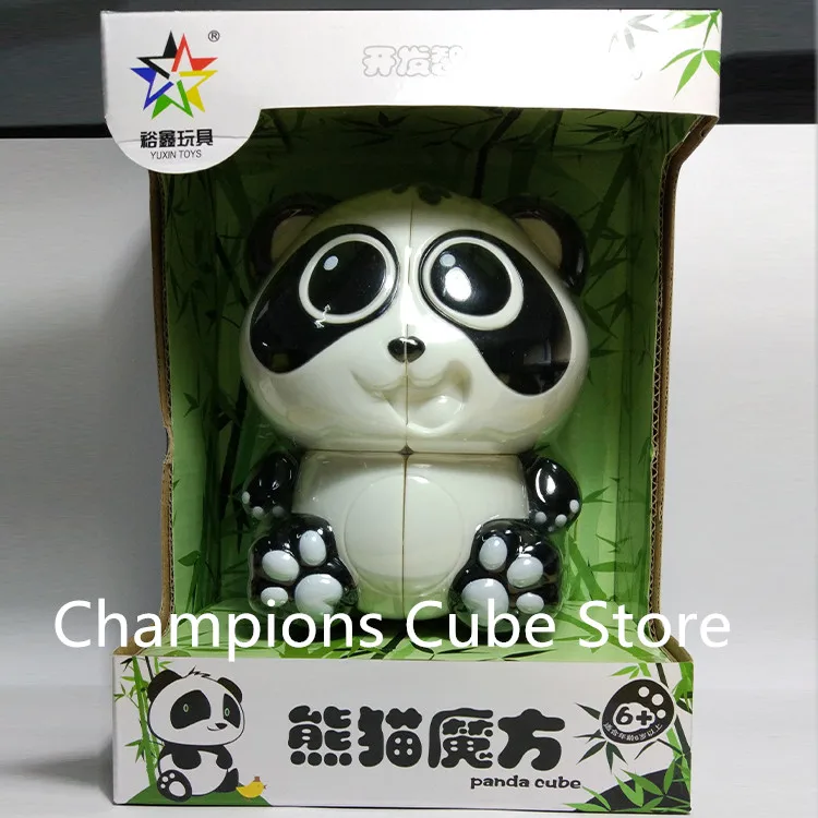 Nieuwste Collectie Zhisheng Yuxin Panda 2X2 Speed Cube Magic Puzzel Professionele Cubo Magico Kind Brain Teaser Educatief Kid speelgoed