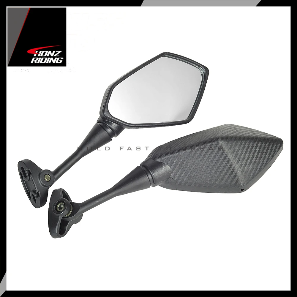 

For Yamaha YZF R1 R6 R25 R15 R125 R3 R1S R1M FZ6R Mirrors Motorcycle Scooter Rear View Mirror Carbon Look