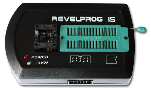 REVELPROG-IS SERIAL FLASH & EEPROM FRAM PROGRAMMER (1.8V - 5V + ISP, USB) Professional Serial Memory Programmer