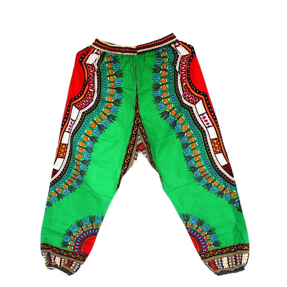 Mr Hunkle 2017 New Fashion Design African Traditional Print 100% Cotton Dashiki Sky Blue Pants For Unisex