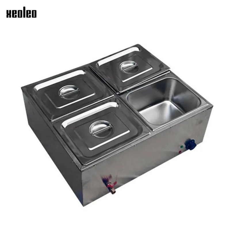 

XEOLEO Warm Soup Stove 2L*4 Holding Furnace Electric Heating Insulation Pool Buffet Mechanical 4-BasinsThermal Keep Warm