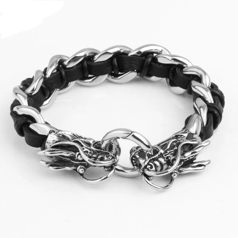 Titanium steel men 's bracelet zodiac leader alternative fashion trend men' s boutique bracelet