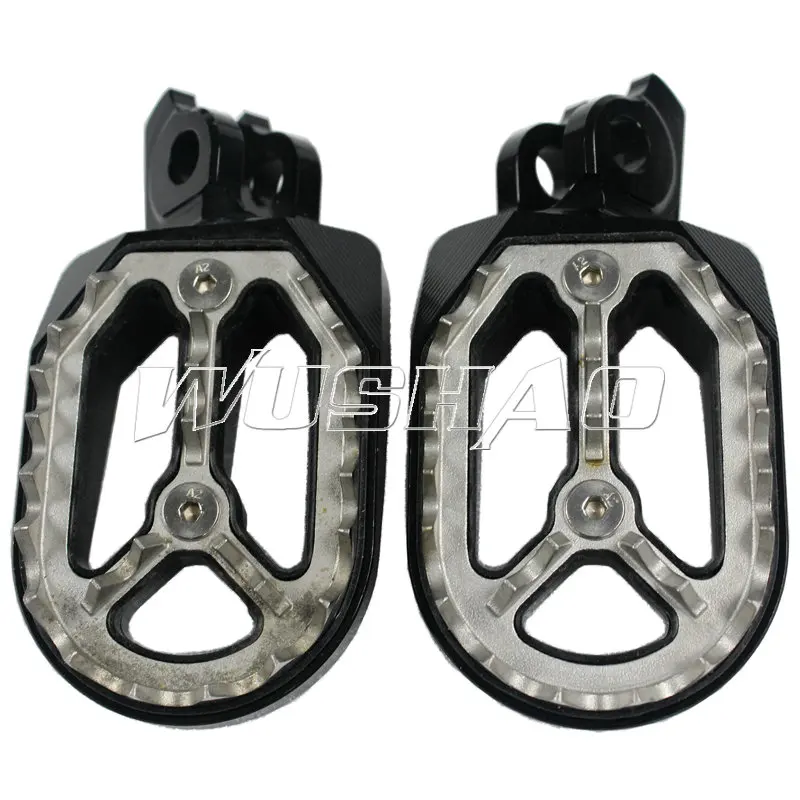 De Alumínio da motocicleta Pé Pegs Footpegs Apoios Para Os Pés Para 2010-2015 Suzuki RMZ450 RMZ250 RMZ 450 250 15 14 13 12 10 11