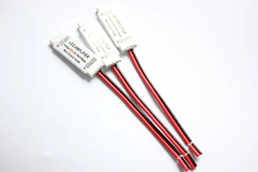 Led Mini RGBW RGBWW RGBCCT Amplifier 5Pin 6 pin wire DC5-24V 4CH x 4A for 5050 2835 RGBW LED Strip Light RGBW RGBWW ,5x3a 3x4a