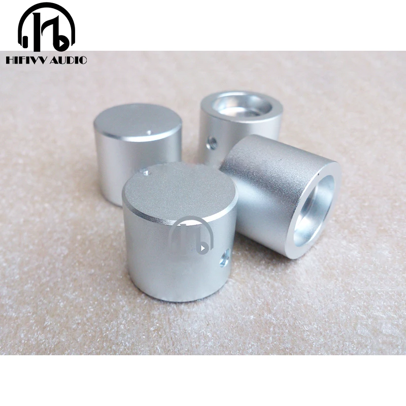 Aluminum Volume knob for power amplifier 1pcs Diameter 25mm Height 22mm amplifier Potentiometer knob