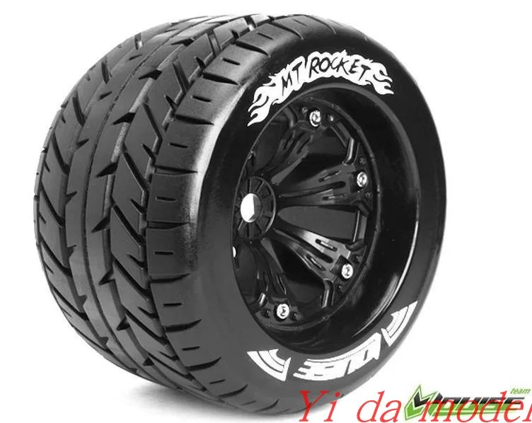 LOUISE MT-Rocket 1:8 Style Bead 3.8 Inch Wheelset w/Offset RC #L-T3217BH 2pcs