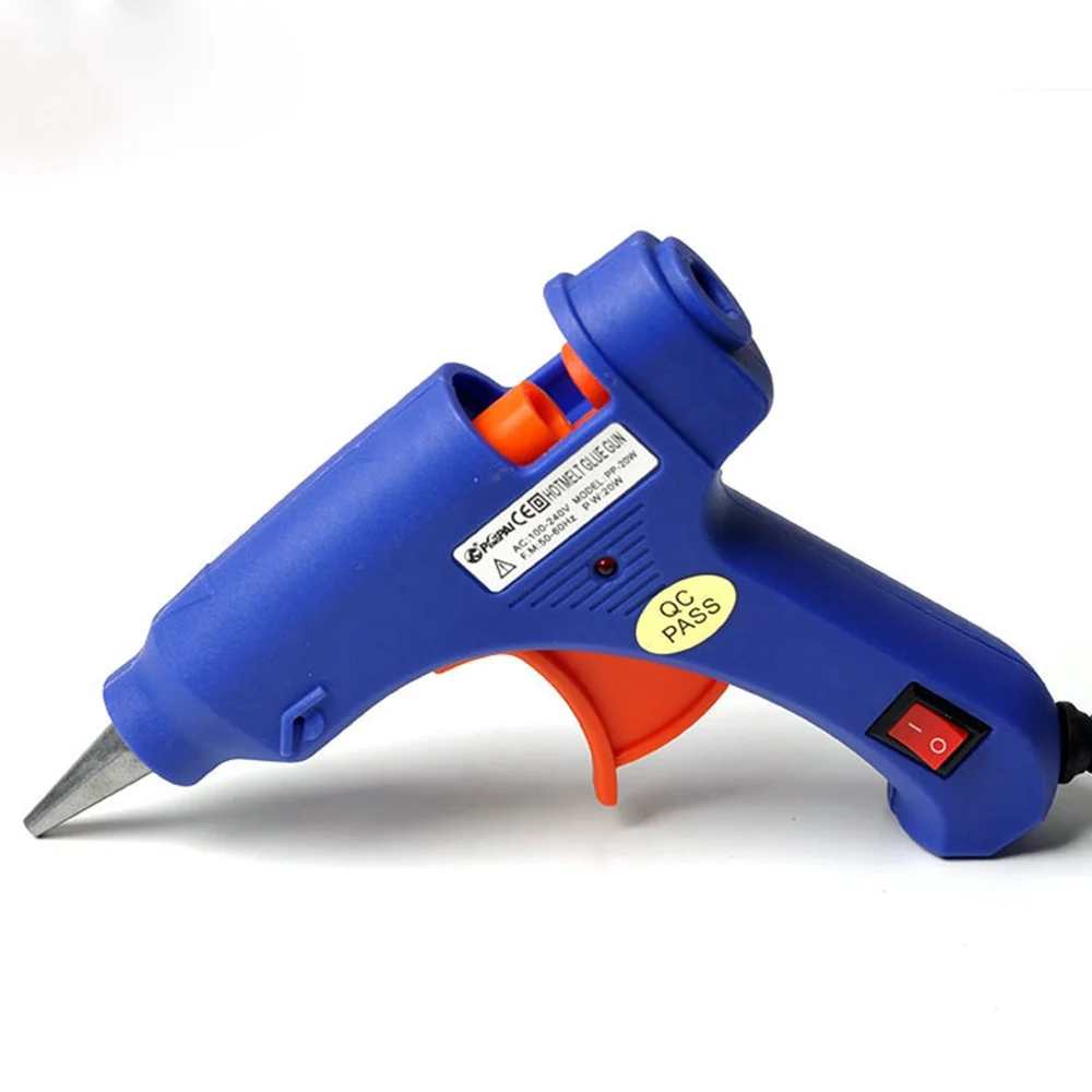 Hot Melt Glue Gun 7mm*200mmGlue Stick Industrial Mini Guns Thermo Electric Heat Temperature Tool DIY Glue Gun for accessories