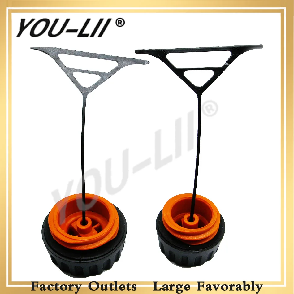 YOULII  Gas Fuel Cap & Oil Cap Fit For Stihl 020 021 023 024 025 026 028 034 036 Replace #0000 350 0520,# 0000 350 0510