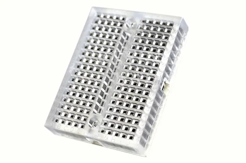 Glyduino Transparent SYB-170 170 Point Breadboard Mini Solderless Prototype Breadboard for Arduino DIY