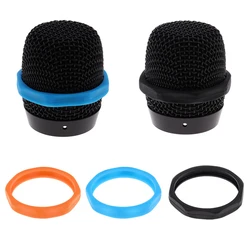 5pcs Microphone Slip Anti-Rolling Protection Ring Mic Silicone Ring Protect Microphone from Shocks Bumps and Falls