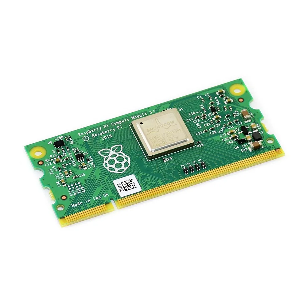 

Compute Module 3+/32GB (CM3+/32GB), Raspberry Pi 3 Model B+ in a flexible form factor, with 32GB eMMC Flash