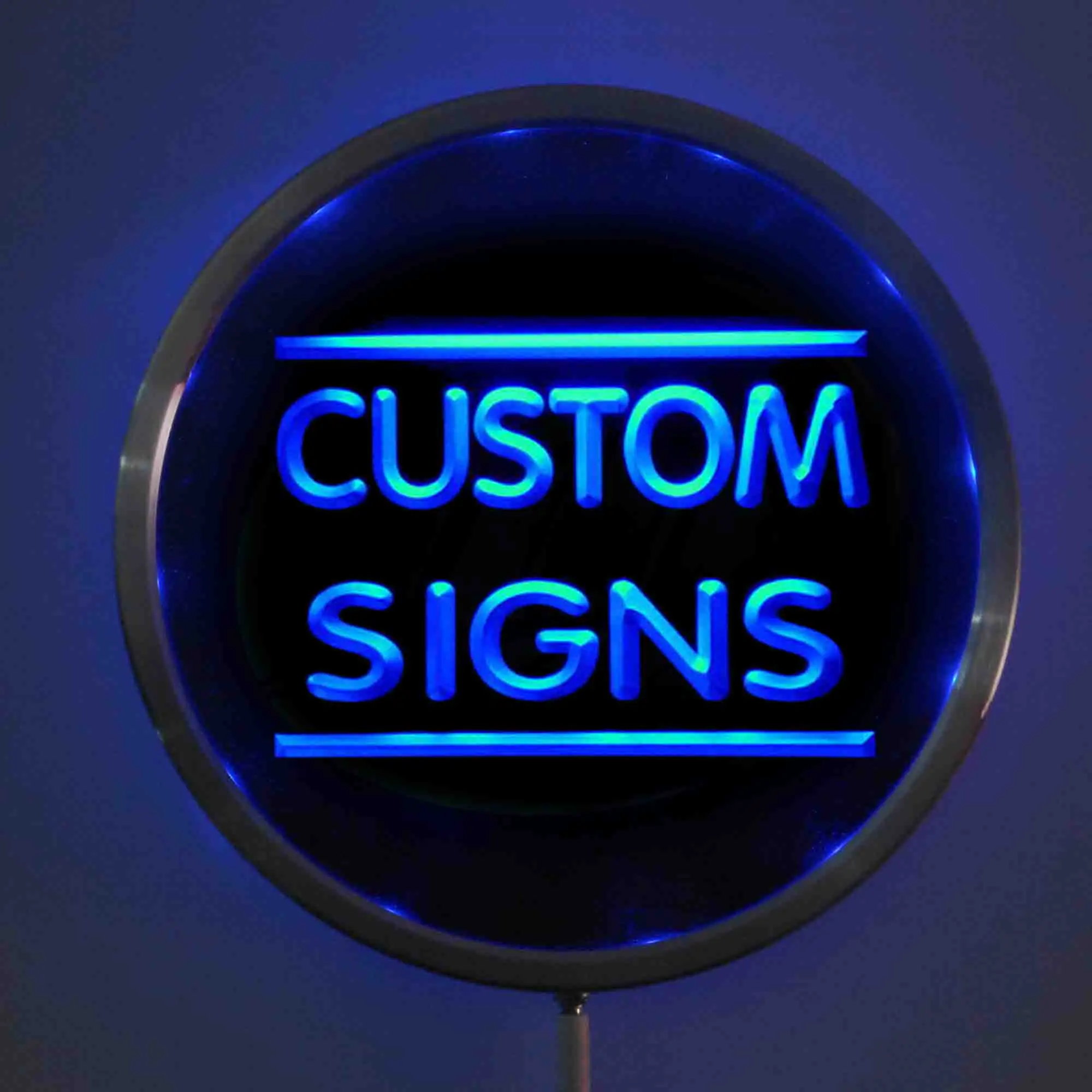 7 Sizes Multi Color Remote Control Custom Neon Signs Design Your Own LED Neon Signs Rectangle Round Shape