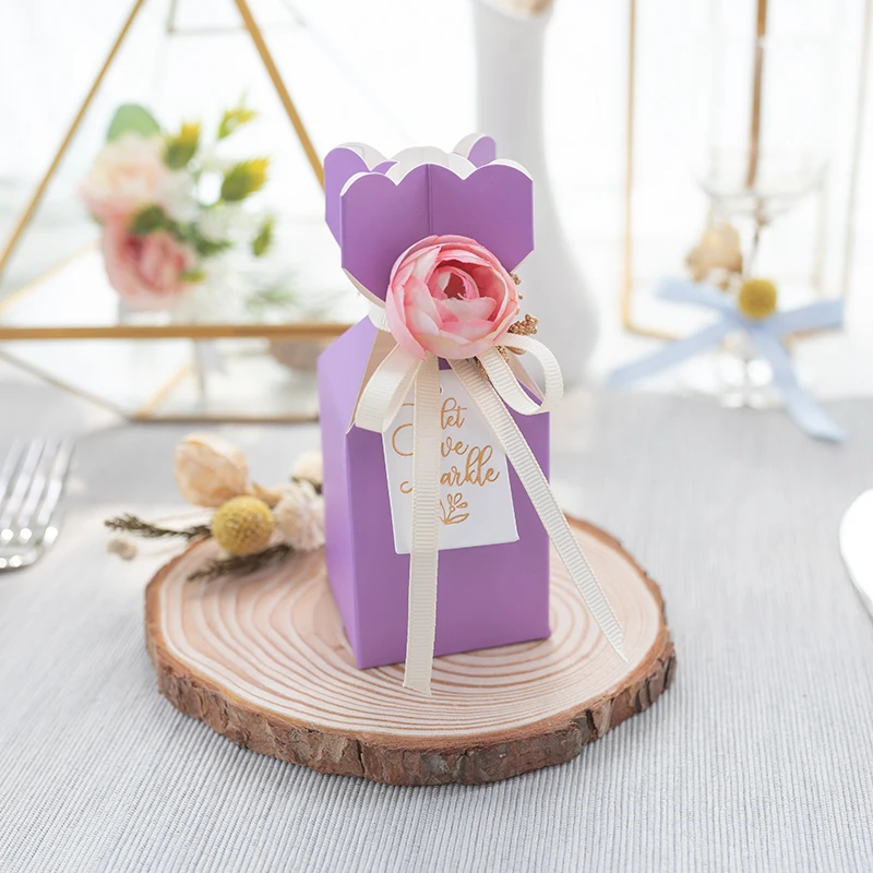 20 pcs/lot wedding candy boxes and gift bags wedding favors and gifts candy box birthday party kids candy box wedding decoration