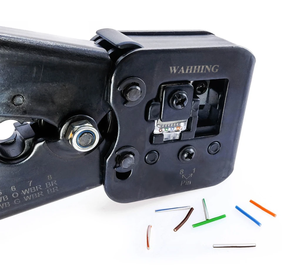 RJ45 разъем cat5e Cat6 Сетевой разъем 8P8C Неэкранированные модульные rj45 вилки utp клеммы имеют отверстие HY1525