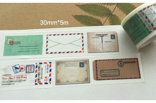 Mooie 30mm * 5 m hoge kwaliteit washi papier tape/envelop masking japan washi tape