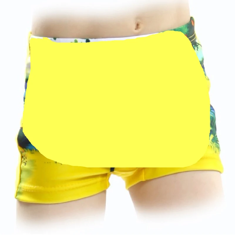 Shorts de banho dos desenhos animados para meninos, roupa de banho para crianças de 2 a 10 anos