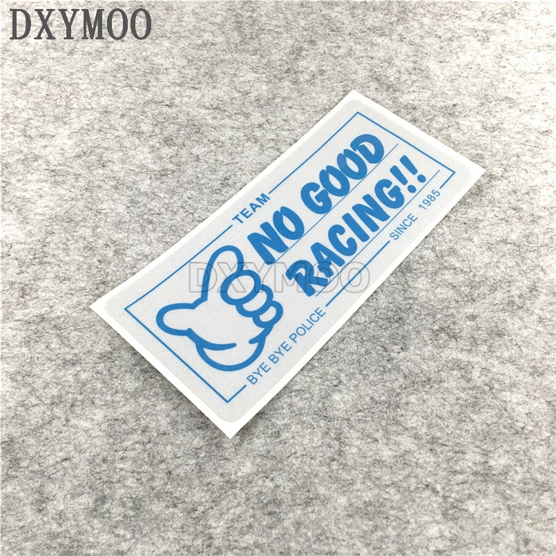 Japanese Car Stickers NO GOOD RACING Since 1985 Motorcycle Racing Sticker Vinyl Decals 18x8cm