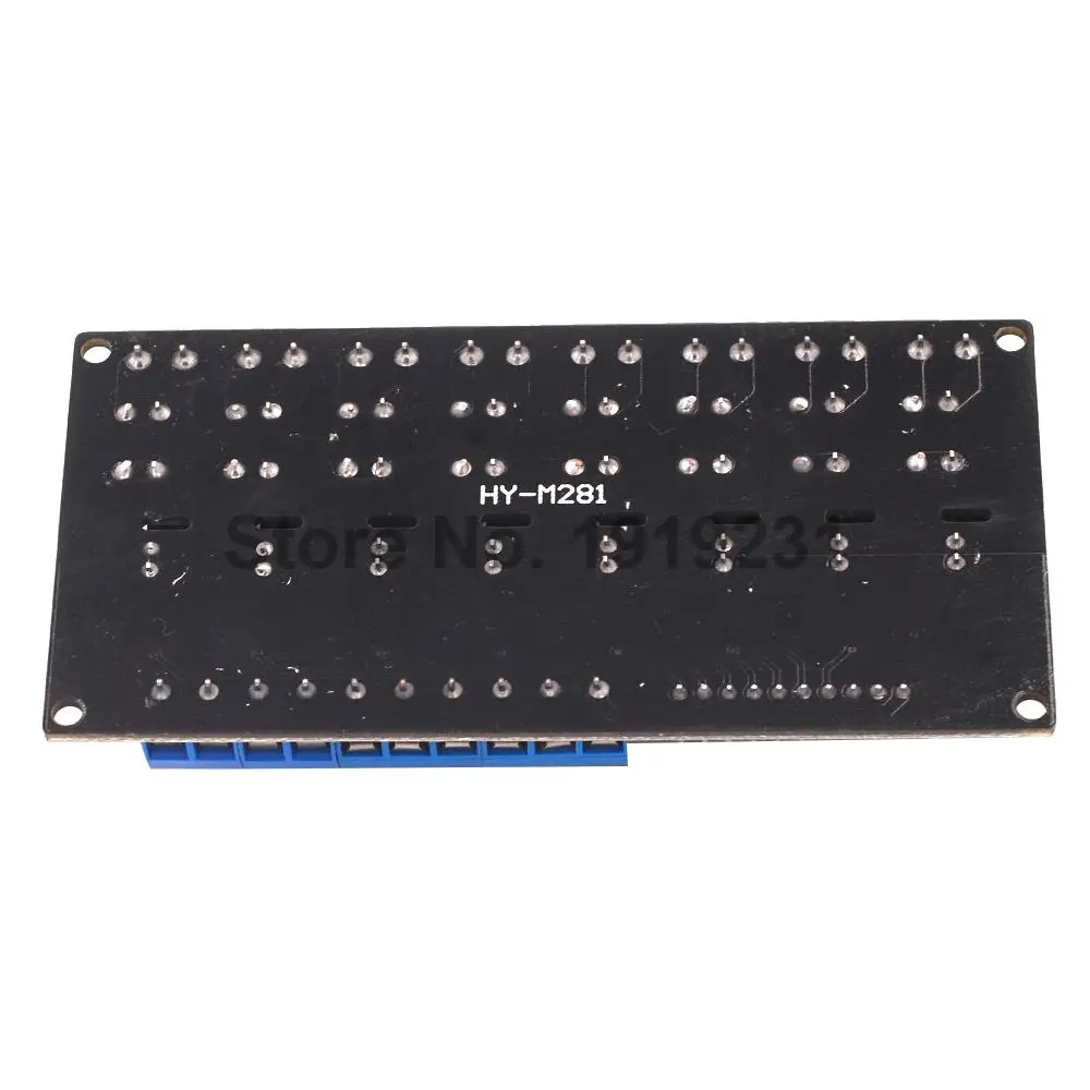 5V 12V 24V 3-24V 8 Channel Solid State Relay Module High Level Trigger DC-AC/DC-DC  250V 2A Output with Resistive Fuse