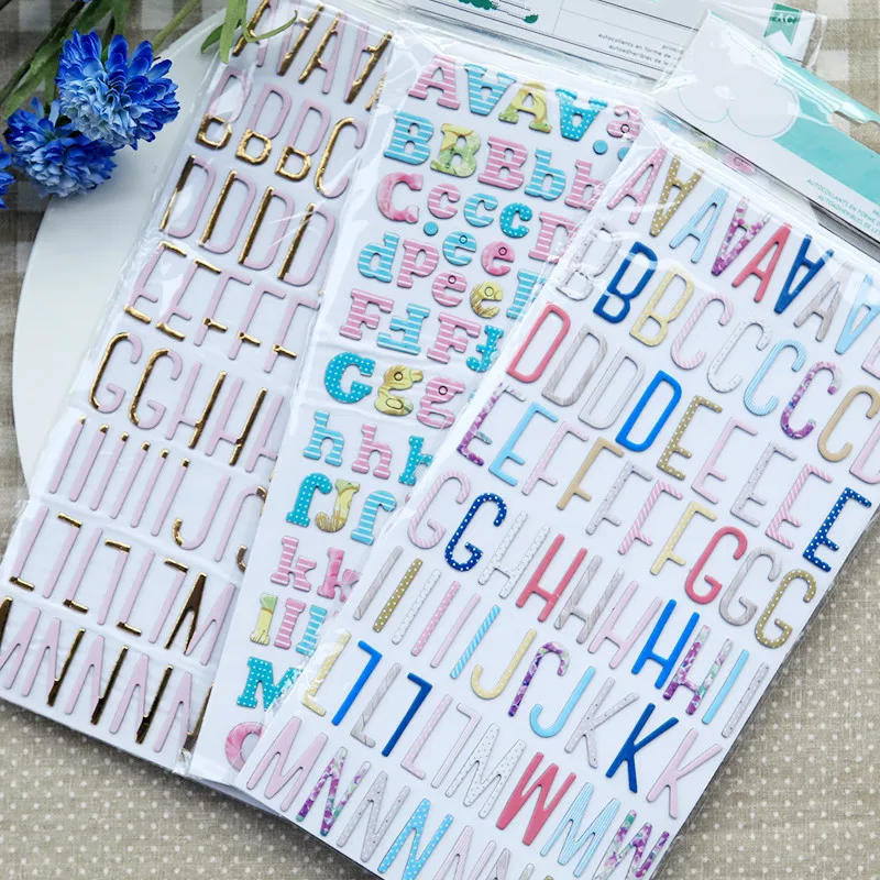 YPP CRAFT New Lovely Alphabet Set For Scrapbooking DIY Projects/Photo Album/Card Making Crafts