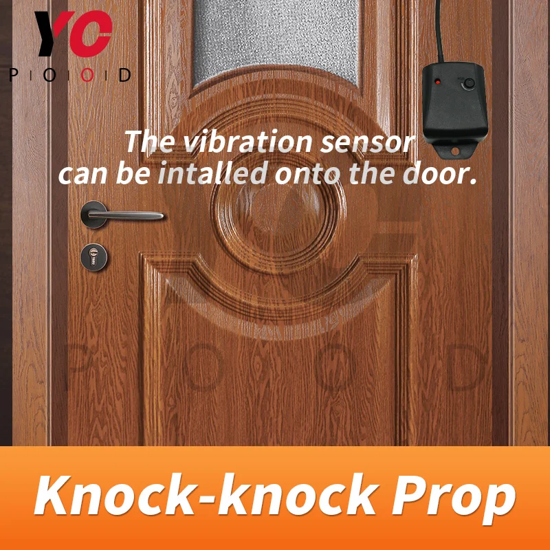 Knock Prop Escape Room Prop Knock the door to escape the room Escape Game devices knock-knock prop