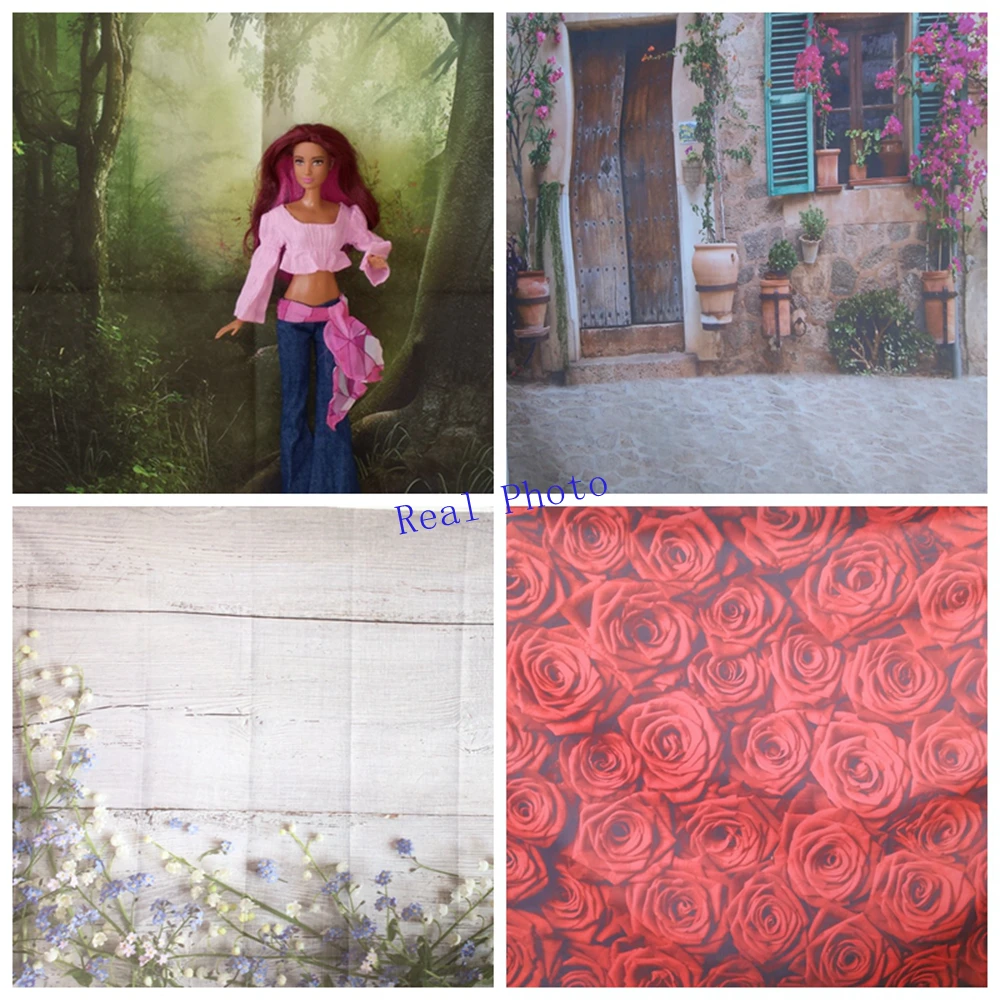 Yeele-خلفيات بتلات بيضاء ، لوح خشبي مزخرف ، بضائع ، تصوير ، استوديو صور