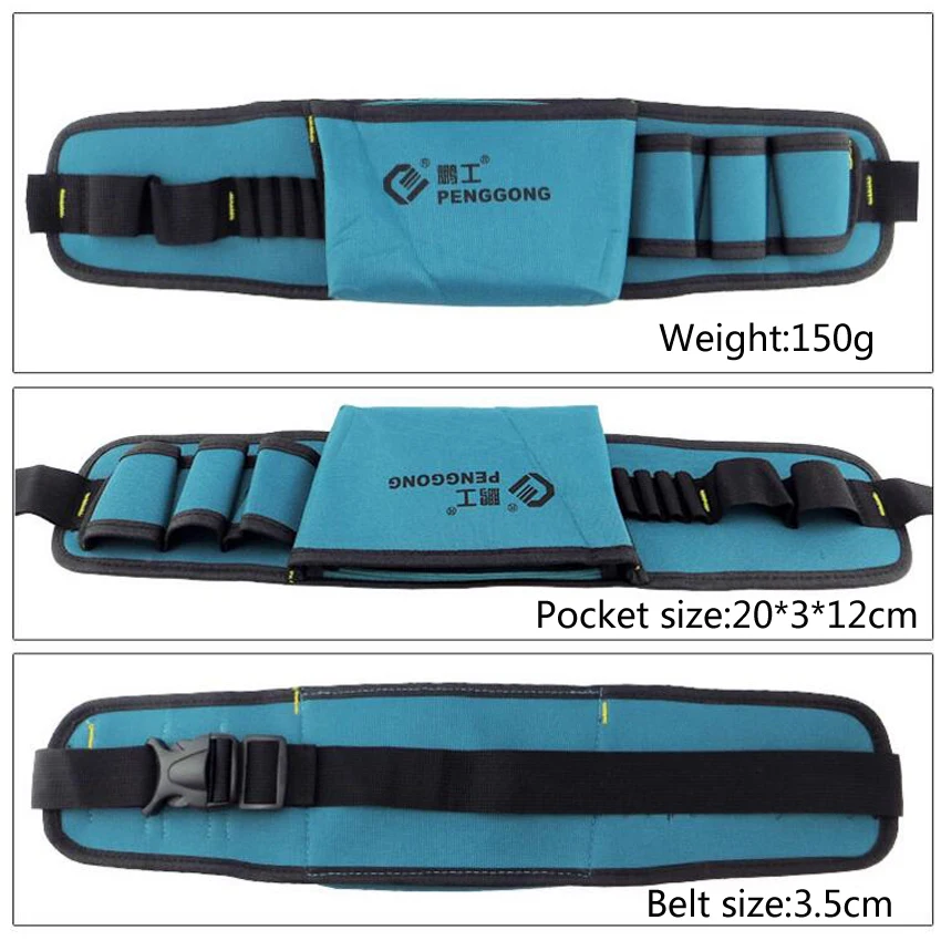 Hot selling Electricians Tool Belt Repair Pouch Pocket Tool Waist Bag Multifunctional Waterproof Carpenter Oxford cloth Tool Bag