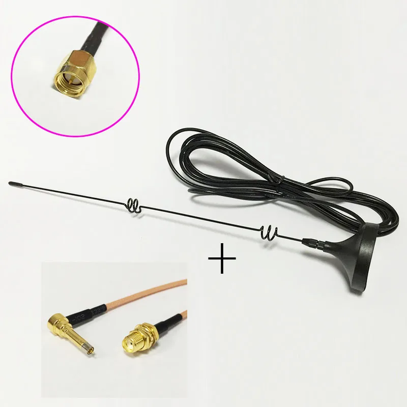 

4G 3G GSM antenna 6dbi high gain magnetic base with 3meters cable SMA male +SMA Female Connector to MS156 Male RG316 Cable 15CM