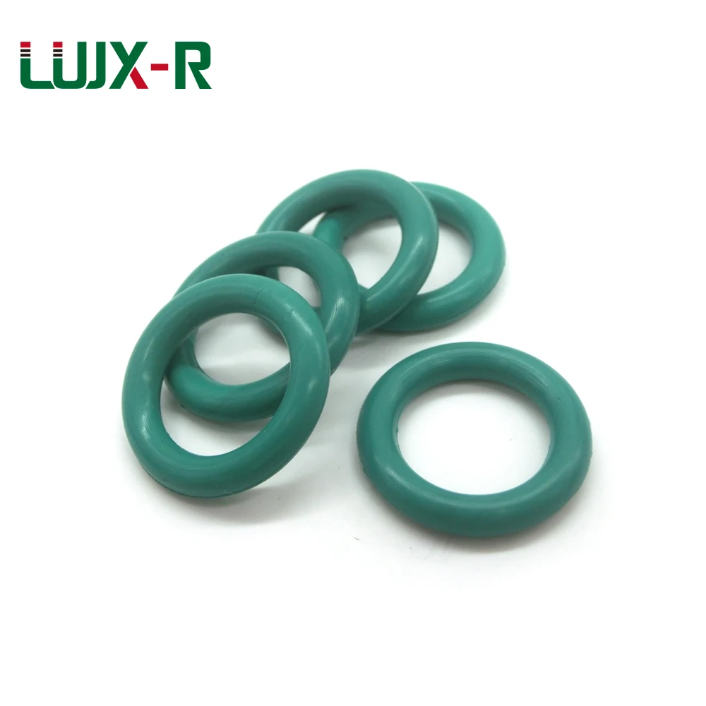 LUJX-R 5pcs 3.1mm Green FKM Liner O-Ring Seal Anti-aging O Ring Gasket OD135/1450/145/150/155/160~200mm Oring Washer Sealing