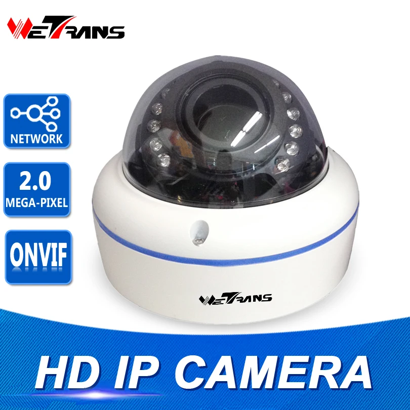 

Network IP Camera Onvif IR 10m Night Vision Vandalproof Dome 2.8-12mm Lens Plug and Play Video Surveillance Camera IP CCTV