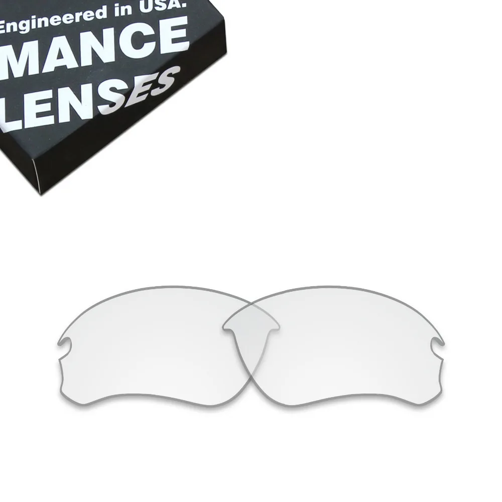 Millerswap Resist Seawater Corrosion Replacement Lenses for Oakley Flak Draft Sunglasses Clear