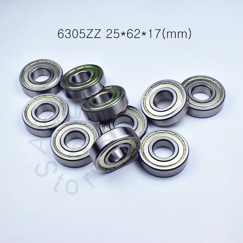 

6305ZZ 25*62*17(mm) 1Piece bearings ABEC-5 6305 6305ZZ chrome steel deep groove bearing