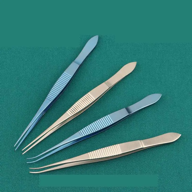 

Double Eyelid Surgery Tool With Tooth Extraction Fat Tweezers Fine Microscopic Eye Ophthalmology Equipment Beauty Tweezers