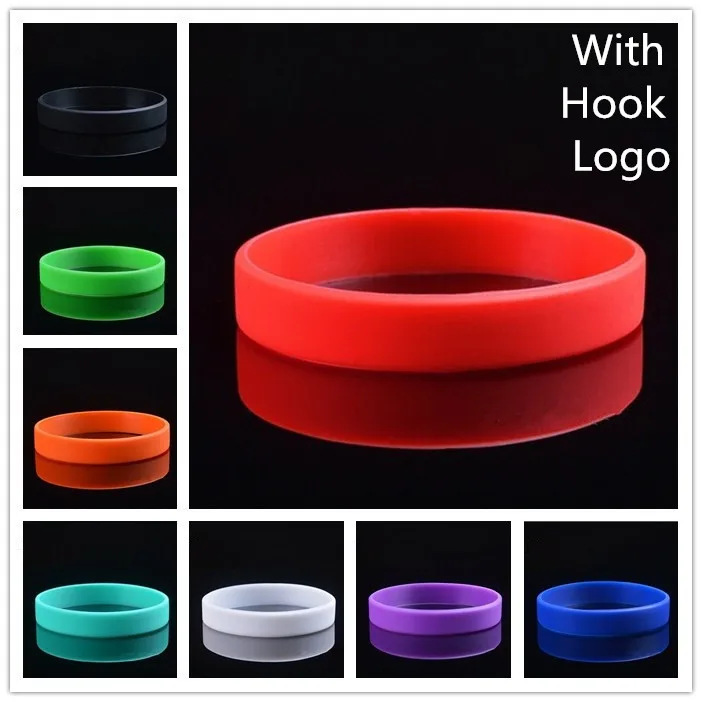 500pcs/lot Custom Print Silkscreen Silicone Bracelets Wristbands Unisex Trendy Rubber Fans Gift wristband Wholesale Custom LOGO