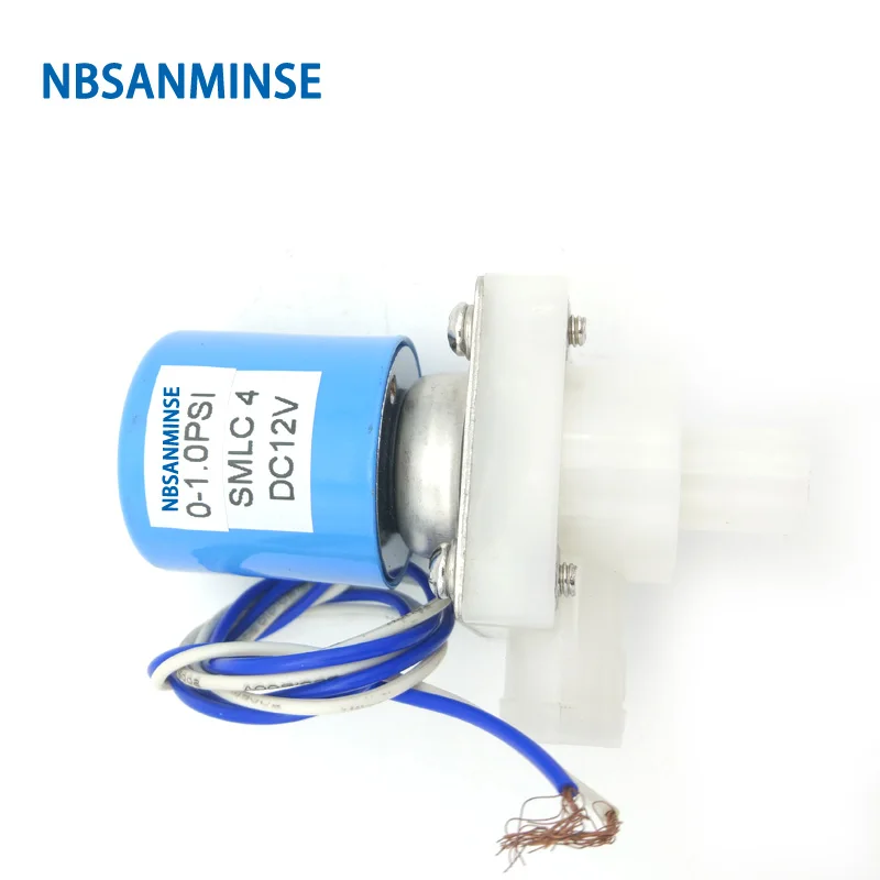 SMLC 3 4 2 Way Normally Closed 12mm Plastic Water Solenoid Valve Special Diaphragm For Foods Water System NBSANMINSE