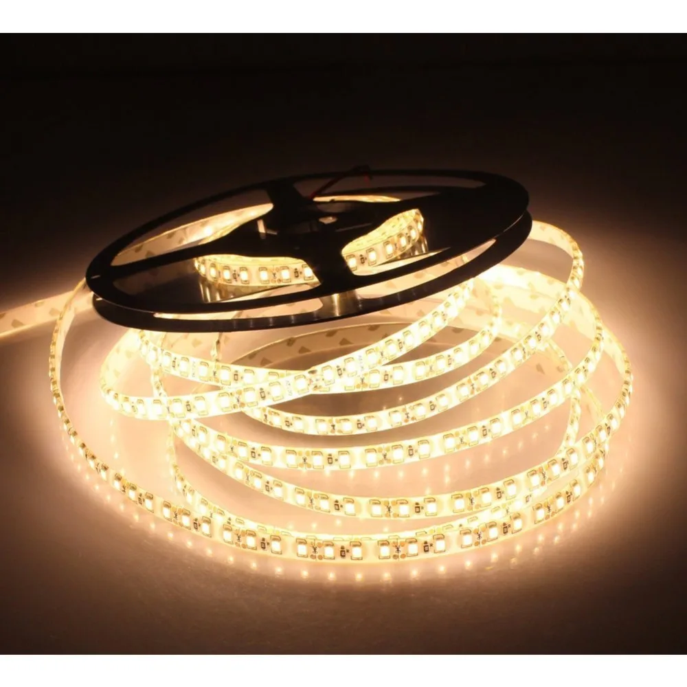 Led Strip Light 3528 600led 5m Waterproof IP65 DC 12V 3000K 6500K 9000K White Warm White Cold White 2835 Flexible Tape