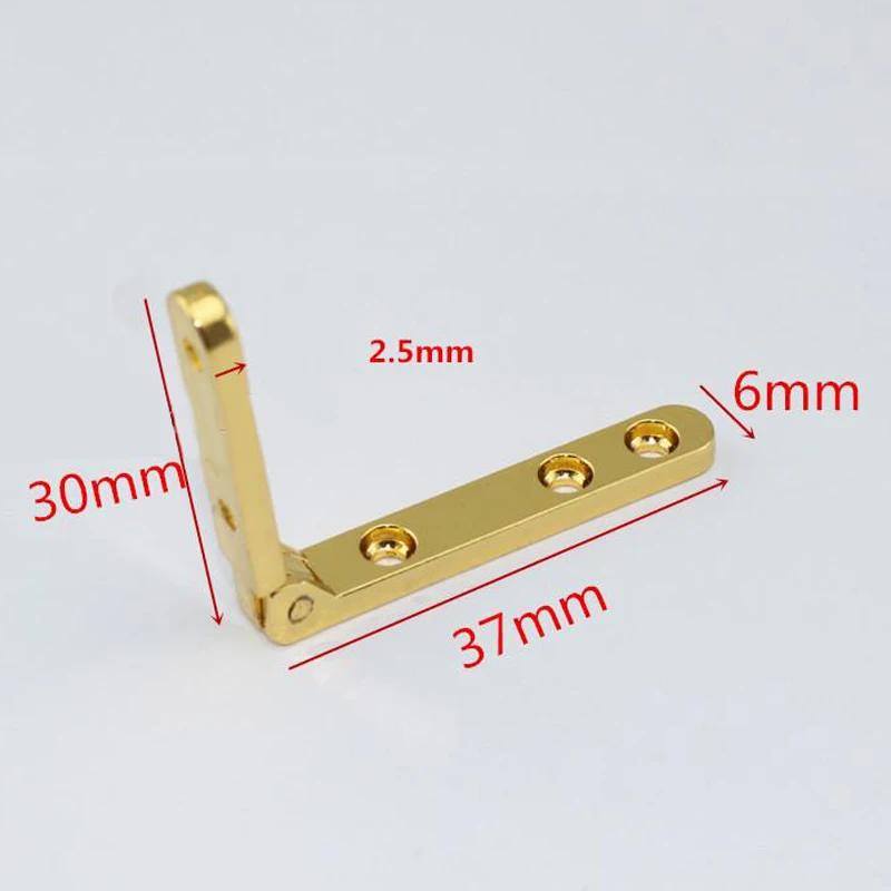 10Pcs 38*30*6mm Retro Jewelry Boxs Hinge Support Iron Spring Hinge Antique Bronze For Miniature Furniture Hinge