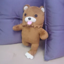 pedobear plush toy anime action figure kuma beat cosplay plush doll 25cm high quality pillow