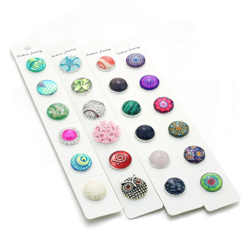 100pcs/lot 21*3cm Card Display For Snap Button Jewelry (fit18mm 20mm Snap) Oem, Odm 9173