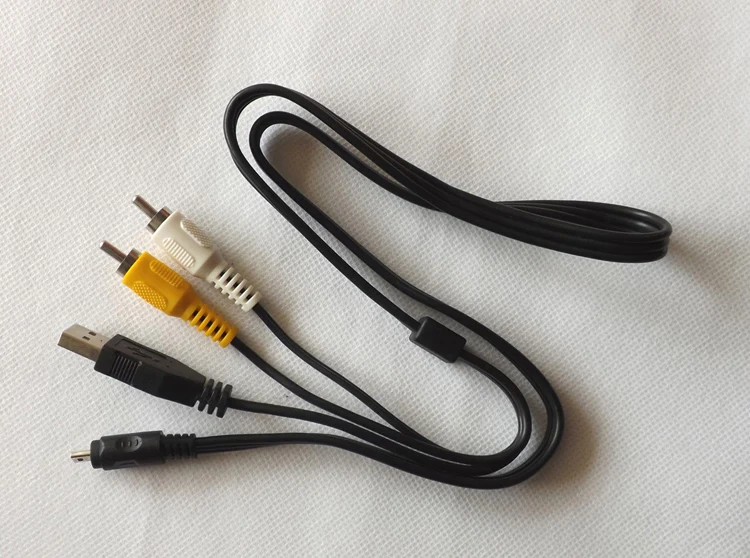 كابل USB + AV ، UC9141 ، لنيكون 5900,7600 ، 7900,8400 ، P60 ، P6000