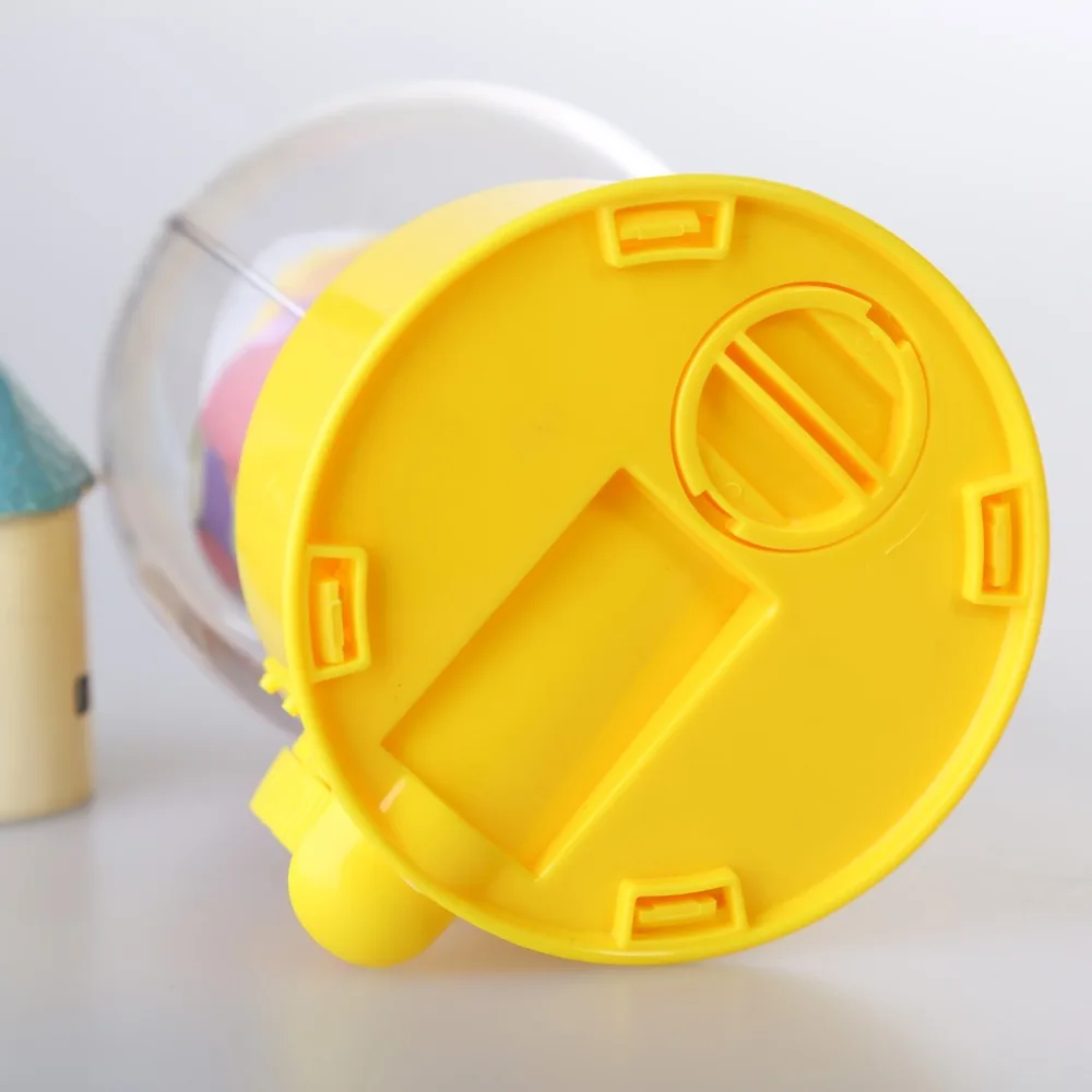 Mini máquina de doce em forma de bolha, dispensador de bola de goma, economia de dinheiro, caixa de brinquedos para presente de bebês, 14.5*8.7cm