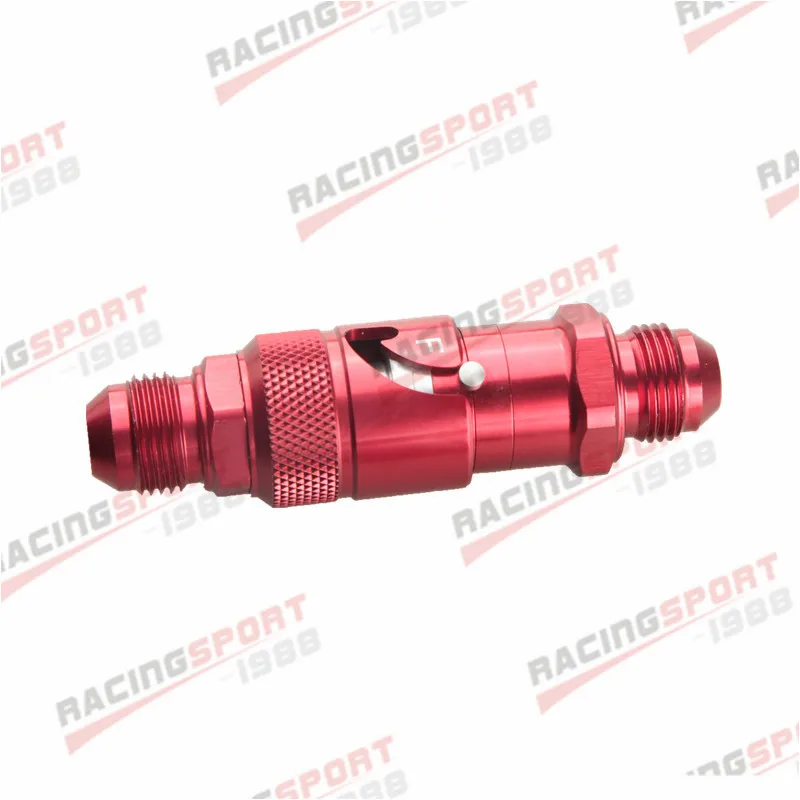 AN 8 -8AN 8AN Aluminum Quick Release Fittings Fuel Adaptor Adapter Red