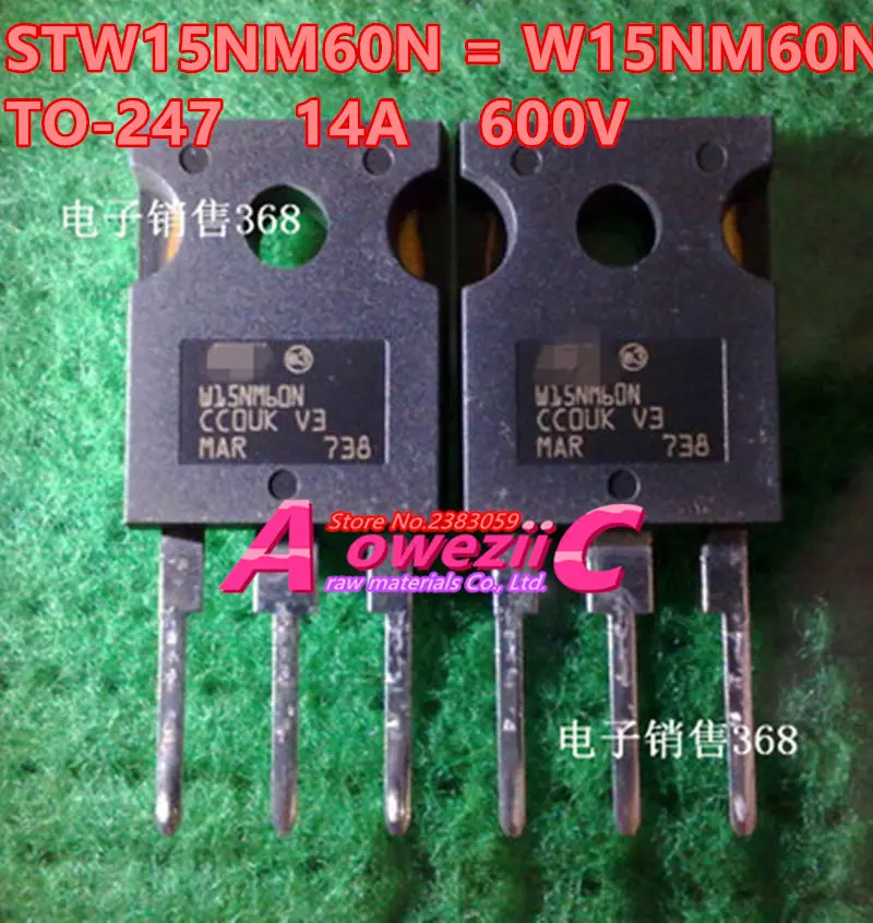 Aoweziic 2018+ 100% new imported original  STW10NK80Z  W10NK80Z  9A 800V  STW15NM60N  W15NM60N 14A 600V TO-247  power transistor