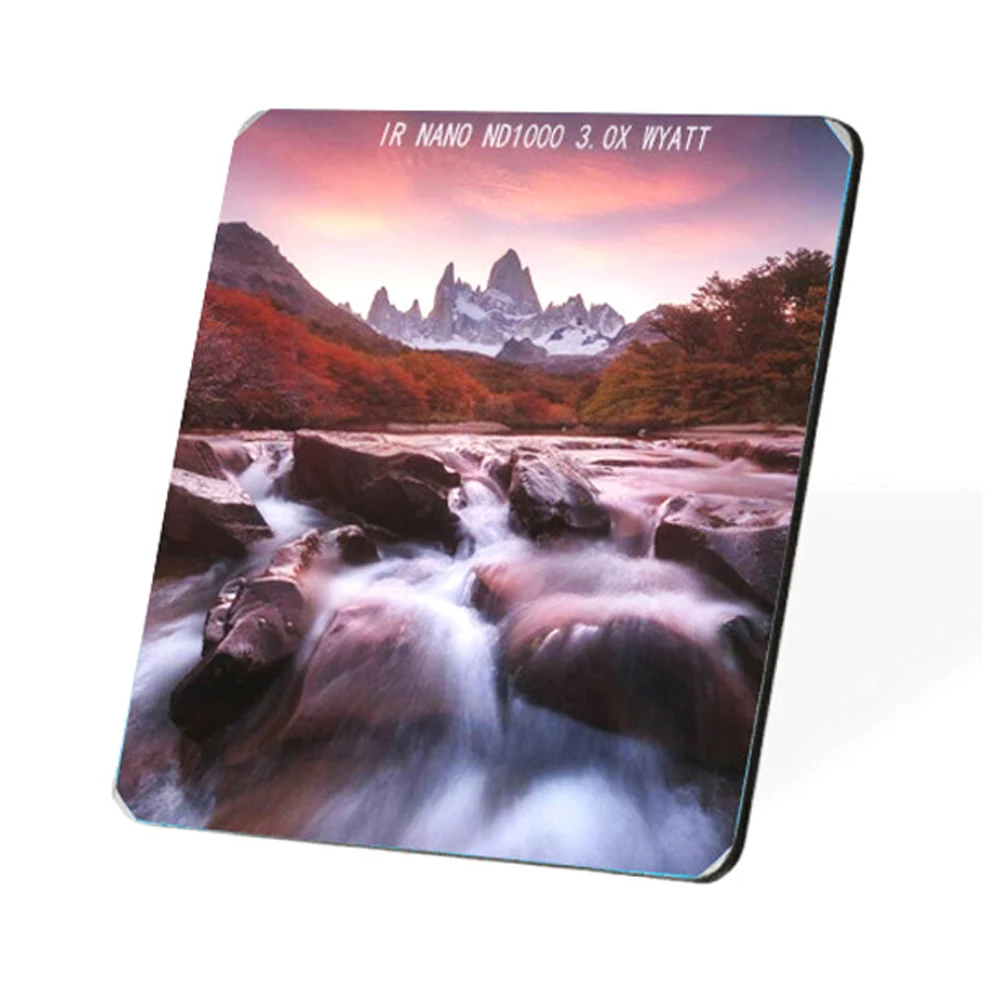 WYATT 100x100mm Square IR Nano MC Multi-coated Neutral Density Lens Filter ND3.0 ND1000/ND64 ND1.8/ND8 ND0.9 Optical Glass