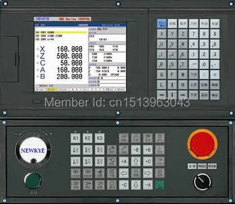 

Modbus type best price 5 axis 1000TDc lathe cnc system/controller supporting absolute encoder