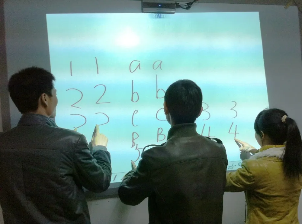 TOP High Quality smart office white board Portable finger touch interactive whiteboard for Large conference hall