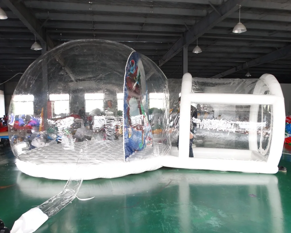 Transparent Inflatable Bubble Tent, Clear Bubble House, Single Tunnel