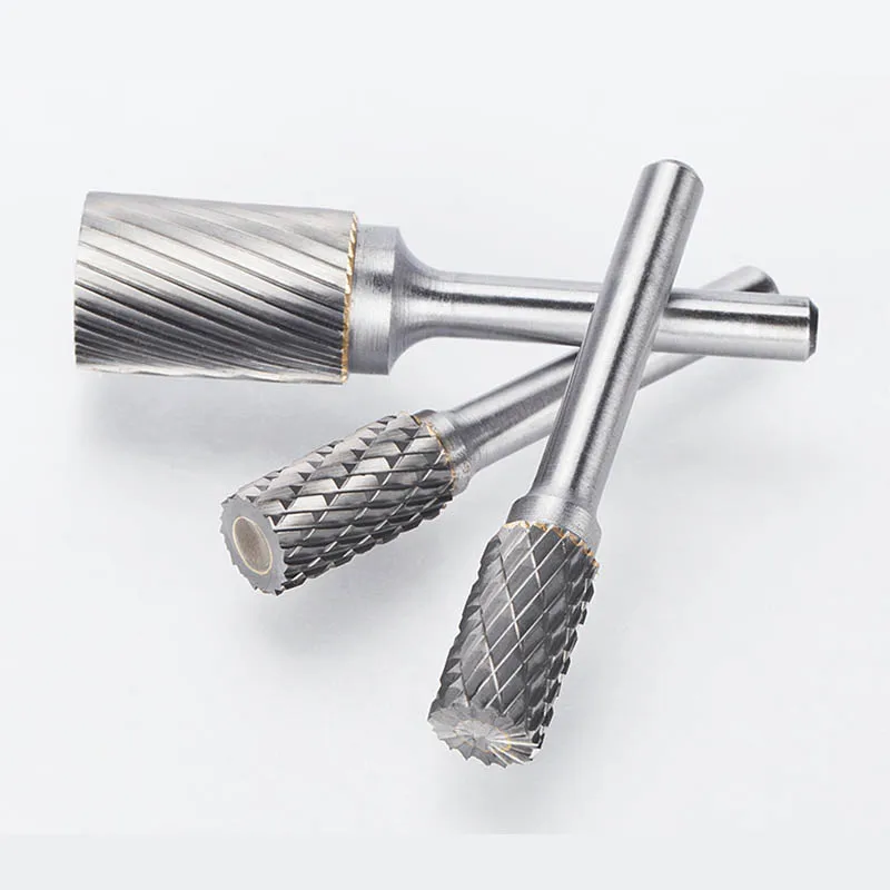 6mm Shank HSS di Taglio Burr Bits Per Dremel Utensile Rotante In Metallo Router Lavorazione Del Legno di Rettifica Ad Alta Velocità Cutter Taglio Singolo frese