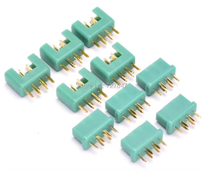 New MPX Connectors plug 24K Goldplated pin 40Amp RC aeromodelling field Accessories RC Tools Parts