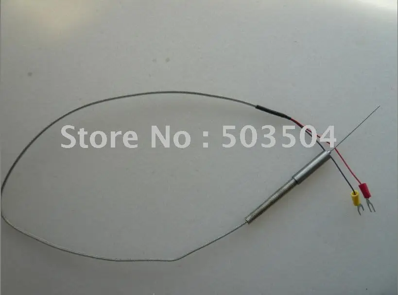 

thermocouple with compensating cable , K type , 0-800C,diameter:3mm,Length:500mm